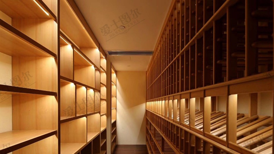 深圳福田保稅區(qū)會(huì)所酒窖工程